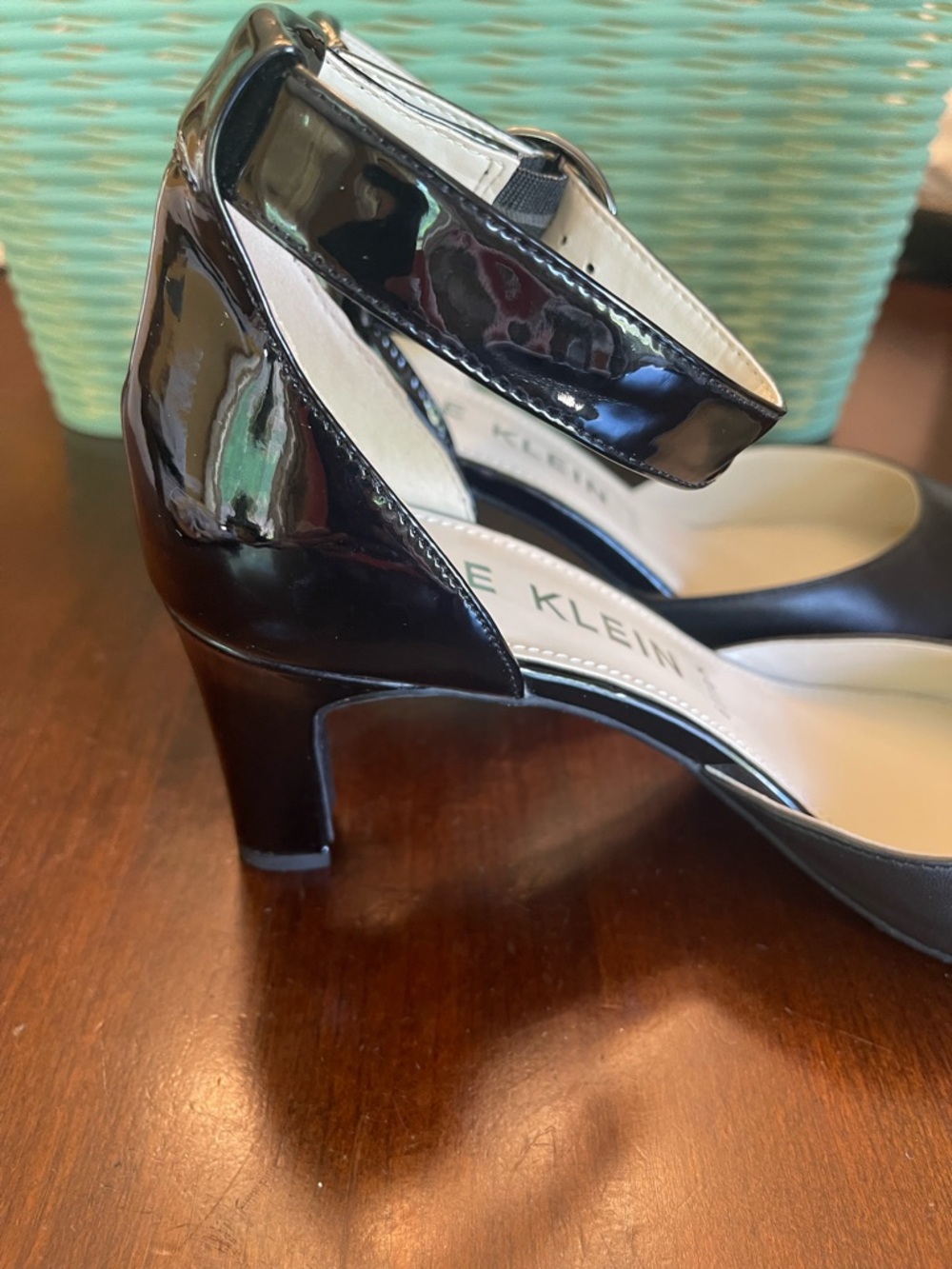 Anne Klein Pointed Toe Strap Pump AKKNELL - Picture 6 of 10
